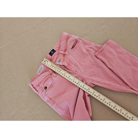 Adriano Goldschmid Jeans Womens 25x28 Pink The Legging Ankle Super Skinny - Picture 11 of 12